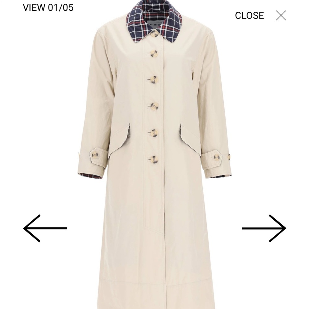 Barbour x Alexa Chung trench coat NWT